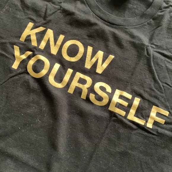 OVO October’s Very Own x Drake “Know Yourself” T-shirt in Black/Gold - Picture 3 of 4